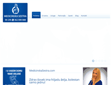 Tablet Screenshot of medicinskasestra.com